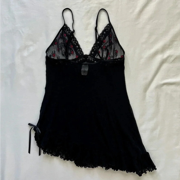 Vintage Y2K Frederick’s Of Hollywood Mini Slip Dress Chemise - Picture 5 of 6